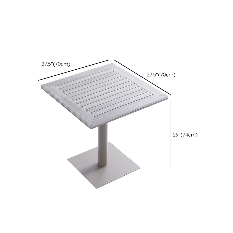 Modern Style Patio Table Outdoor Water Resistant Patio Table