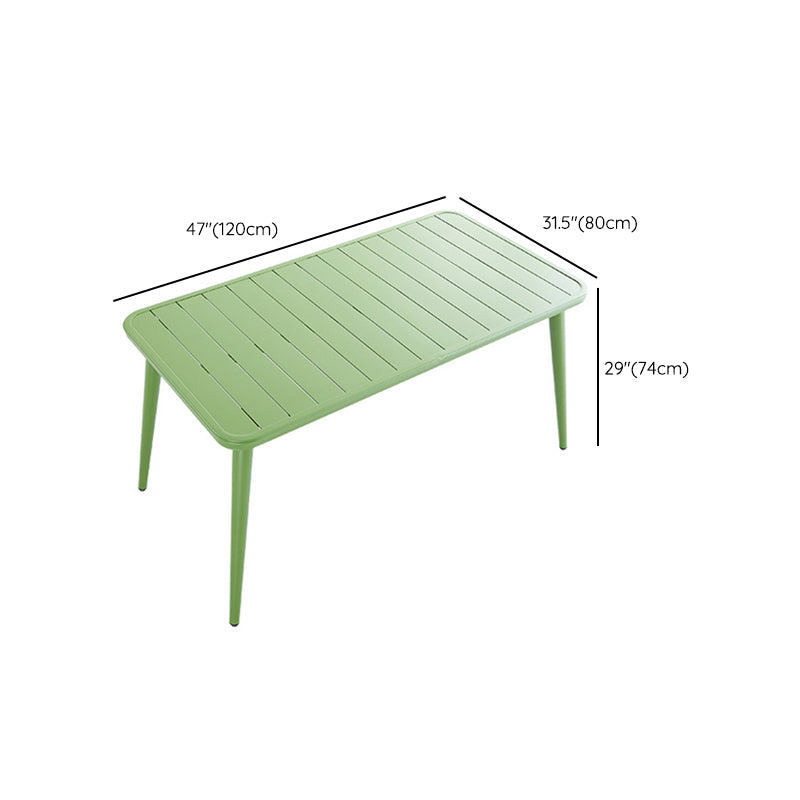 Modern Style Patio Table Outdoor Water Resistant Patio Table