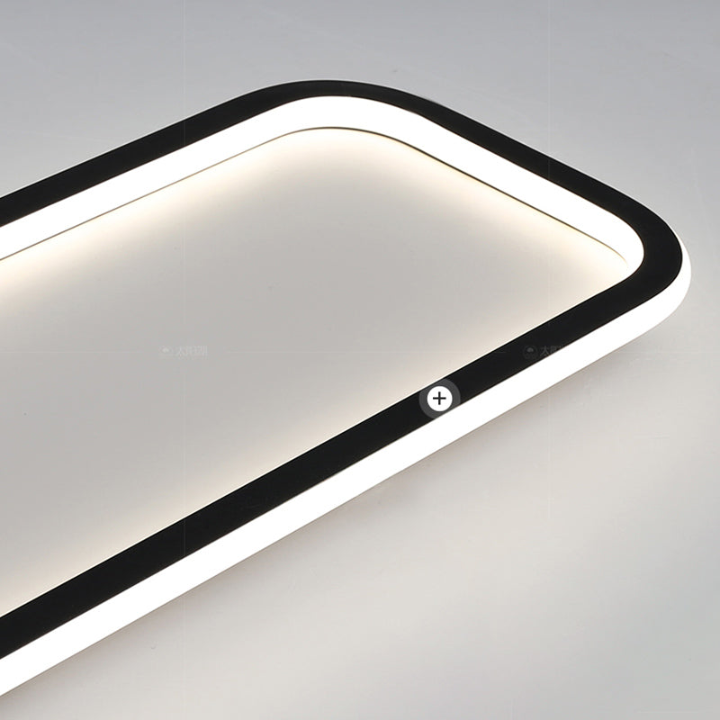 Modern Style Ceiling Light LED Ceiling Mount Light with Silica Gel Shade for Bedroom