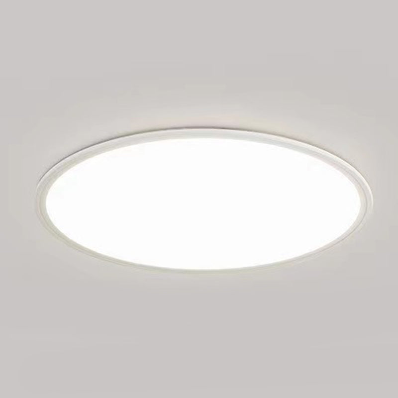 1 Light Geometric Flush Mount Lighting Simplicity Metal Ceiling Light