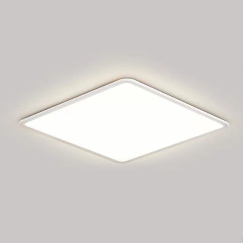 1 Light Geometric Flush Mount Lighting Simplicity Metal Ceiling Light