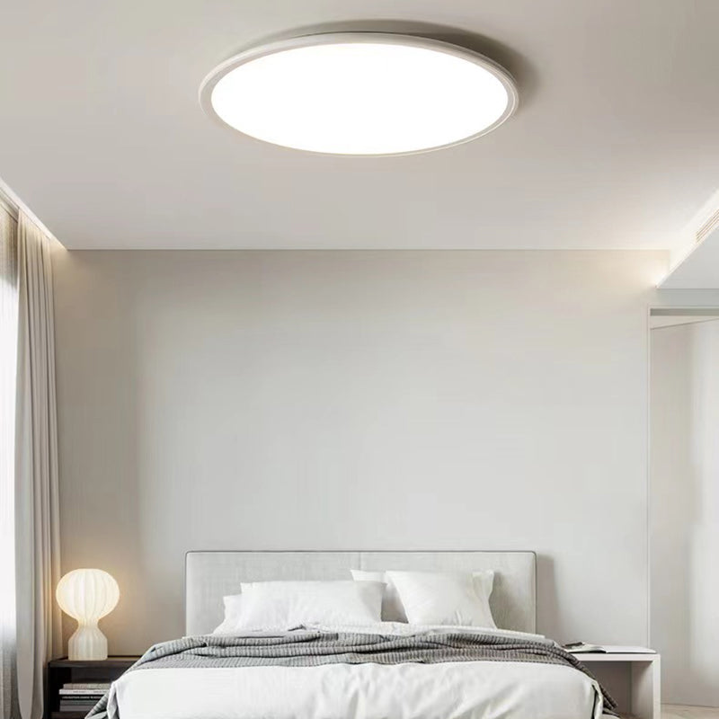 1 Light Geometric Flush Mount Lighting Simplicity Metal Ceiling Light