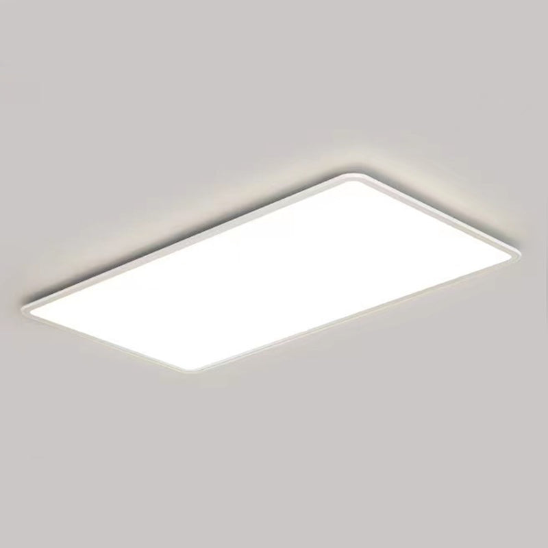 1 Light Geometric Flush Mount Lighting Simplicity Metal Ceiling Light