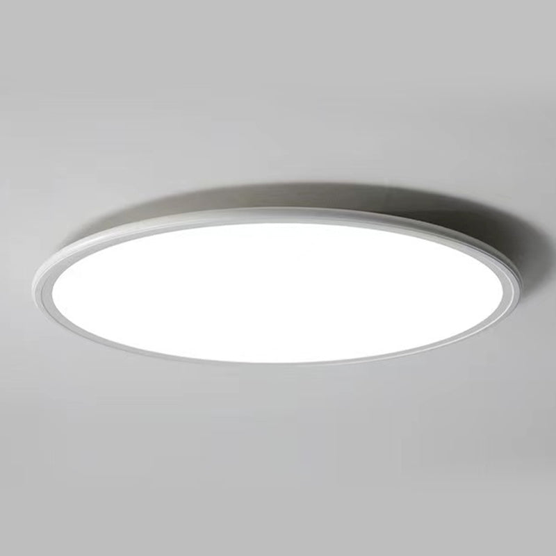 1 Light Geometric Flush Mount Lighting Simplicity Metal Ceiling Light