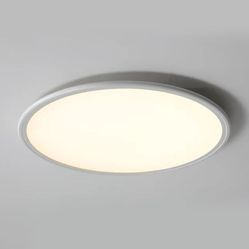 1 Light Geometric Flush Mount Lighting Simplicity Metal Ceiling Light