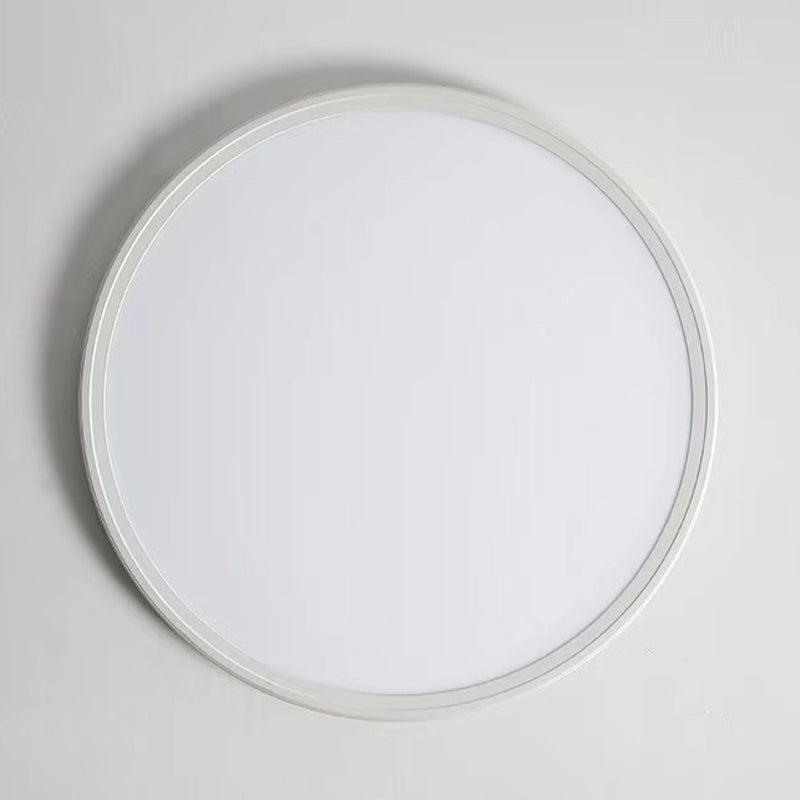 1 Light Geometric Flush Mount Lighting Simplicity Metal Ceiling Light