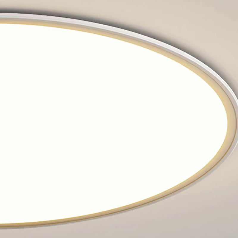 1 Light Geometric Flush Mount Lighting Simplicity Metal Ceiling Light