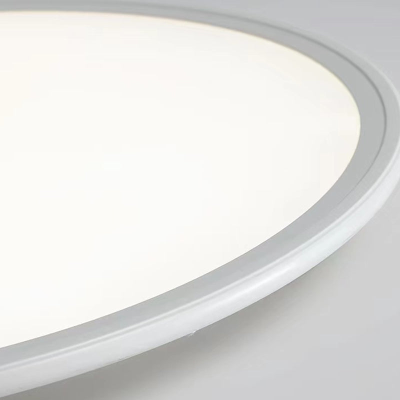 1 Light Geometric Flush Mount Lighting Simplicity Metal Ceiling Light