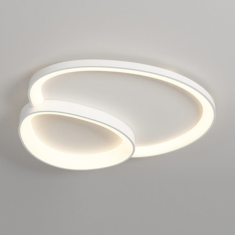 Multi Lights Ceiling Light Modern LED Ceiling Mount Light with Acrylic Shade for Bedroom