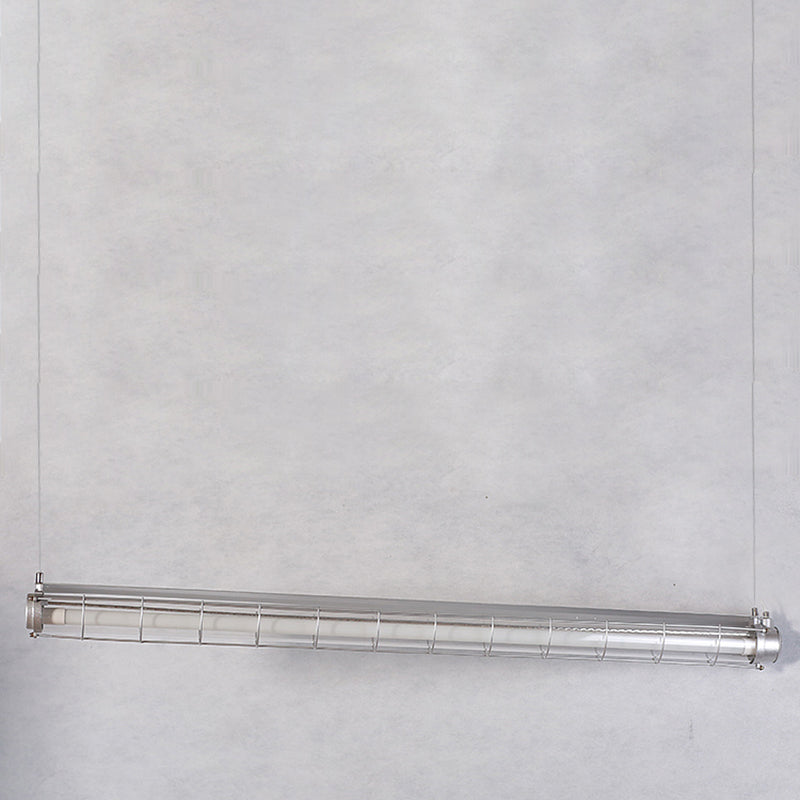 Industrial Style Metal Hanging Lamp Cylinder Shape Island Light Fixture for Dining Table