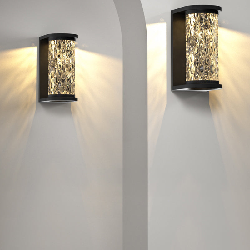 Modernism Wall Sconce Waterproof Sconce Light Fixture for Courtyard