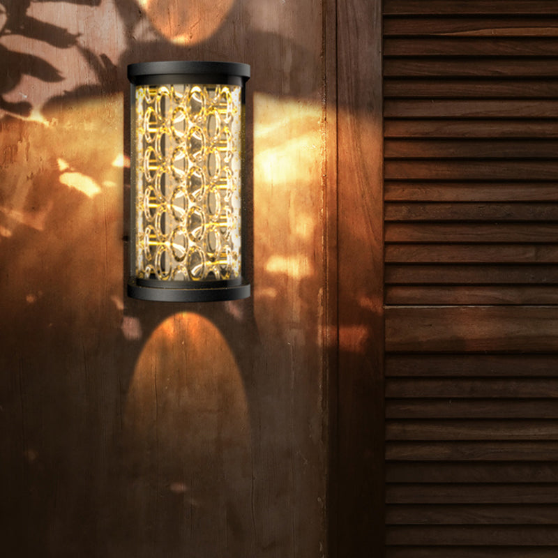 Modernism Wall Sconce Waterproof Sconce Light Fixture for Courtyard