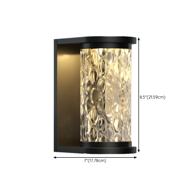 Modernism Wall Sconce Waterproof Sconce Light Fixture for Courtyard