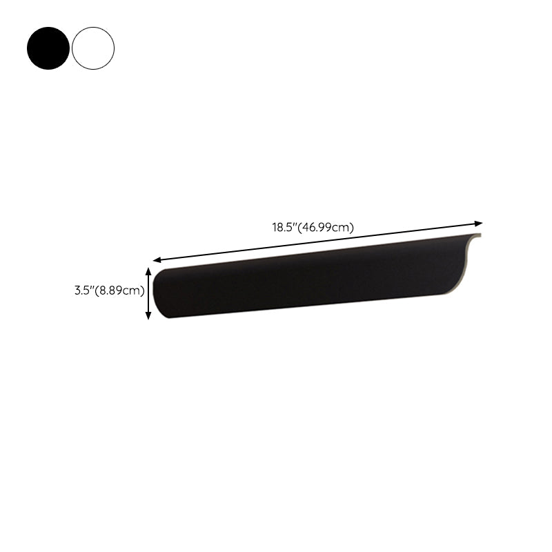 Modernism Wall Sconce Curved Outdoor Sconce Light Fixture for Courtyard