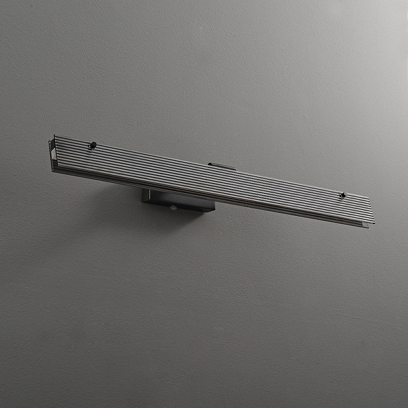 Modern Unique Shape Wall Mounted Light Glass Wall Sconce in Black Finish