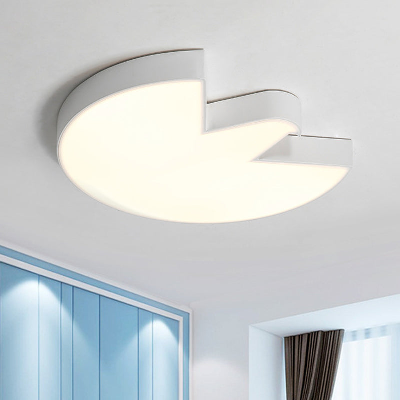White/Black Pigeon Ceiling Flush Contemporary Acrylic LED Flushmount Lighting for Bedroom