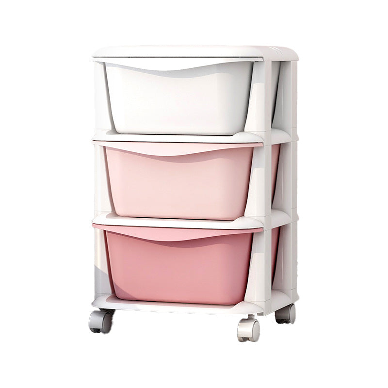 Ultra Modern Vertical Plastic Baby Dresser with Drawers for Bedroom