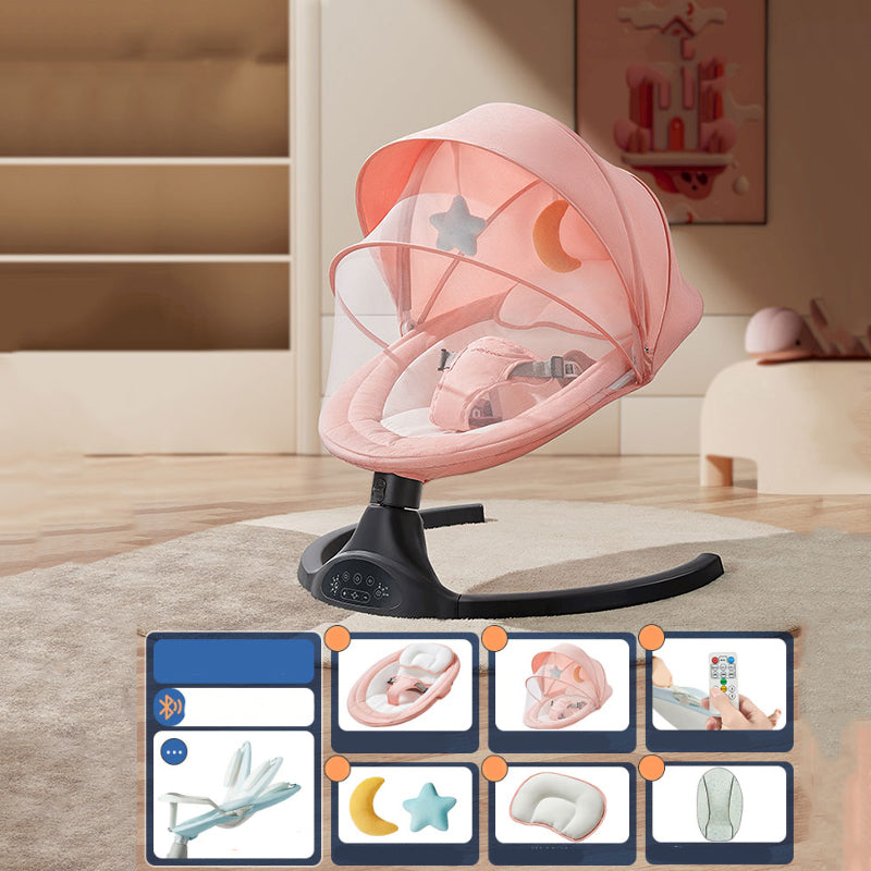 Electric Bedside Oval Bassinets Washable Side Crib Machine for Bedroom