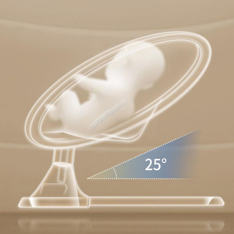 Electric Bedside Oval Bassinets Washable Side Crib Machine for Bedroom