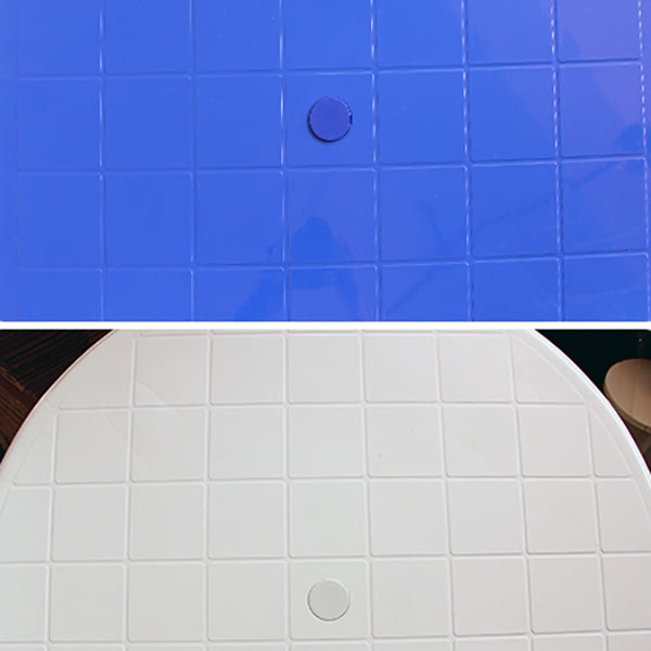 Plastic Outdoor Dining Table Modern Style Water Resistant Patio Table