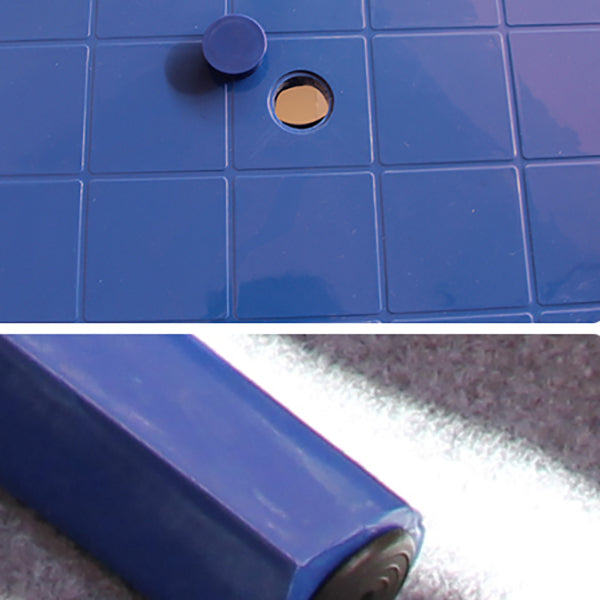 Plastic Outdoor Dining Table Modern Style Water Resistant Patio Table