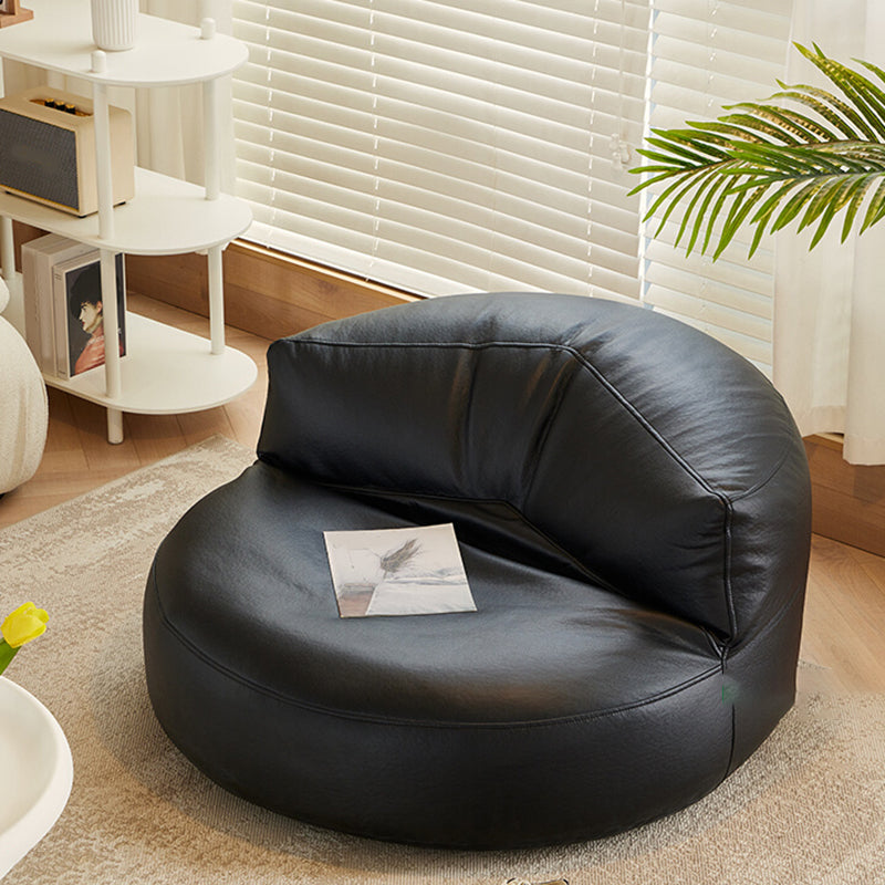 Contemporary Armless Single Sofa Chair Solid Color Accent Chair