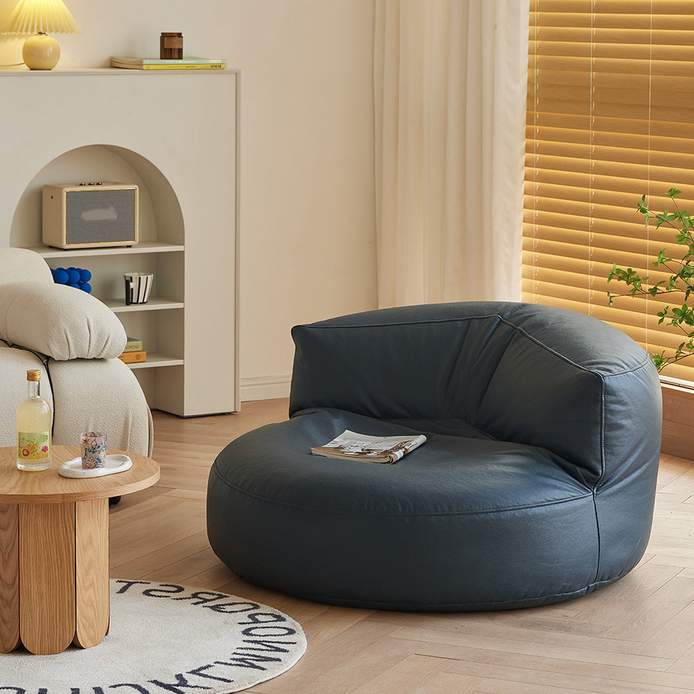 Contemporary Armless Single Sofa Chair Solid Color Accent Chair