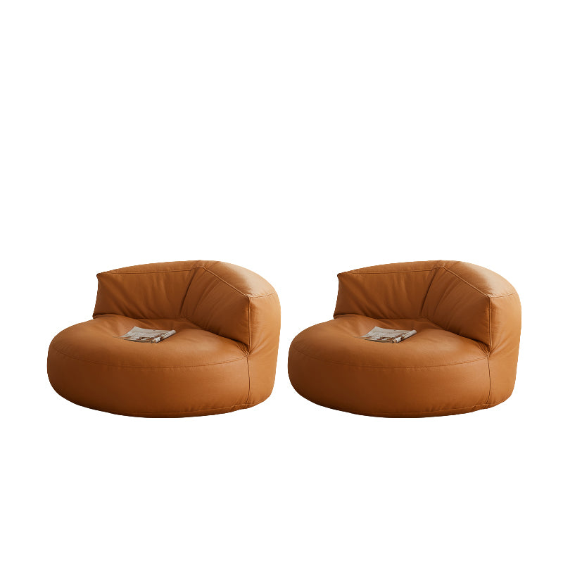 Contemporary Armless Single Sofa Chair Solid Color Accent Chair