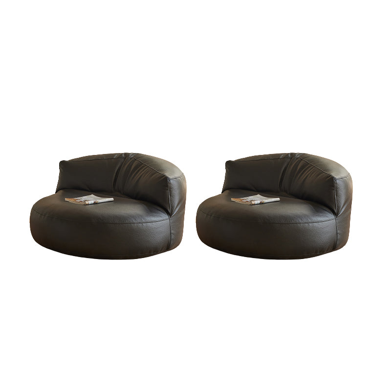 Contemporary Armless Single Sofa Chair Solid Color Accent Chair
