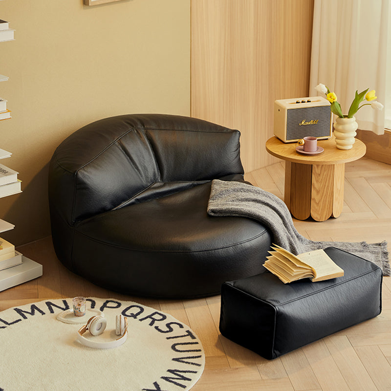 Contemporary Armless Single Sofa Chair Solid Color Accent Chair