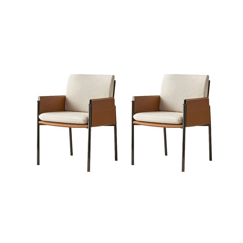 Mid-Century Modern Round Arms Armchair Basic Four Leg Accent Armchair