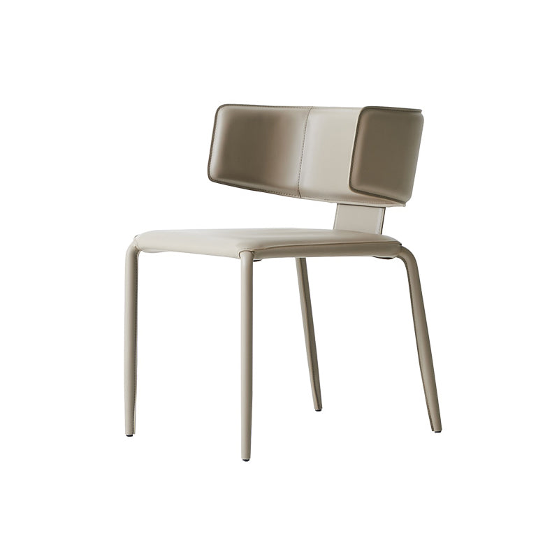 Mid-Century Modern Armless Side Chair Basic Four Leg Side Chair