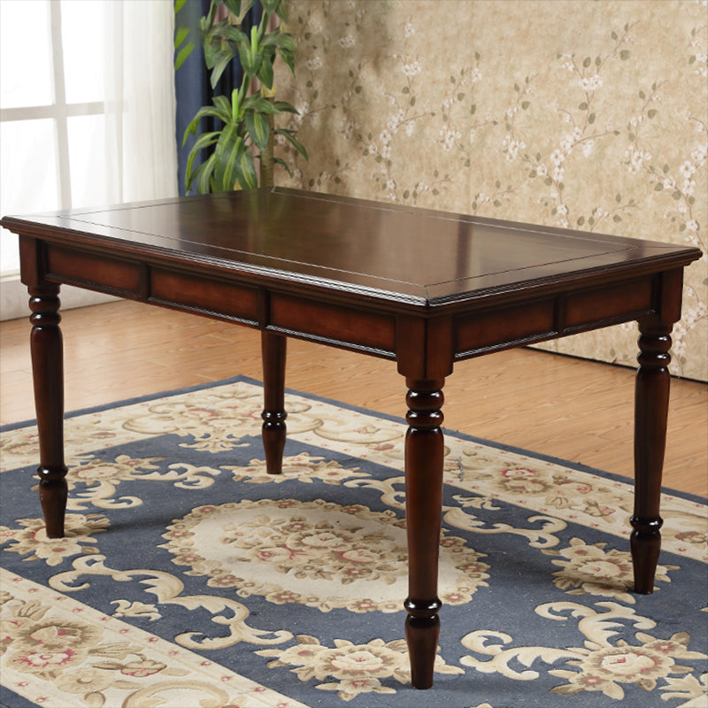 7 Piece Dining Room Chair and Table Set Solid Wood Dining Room Set