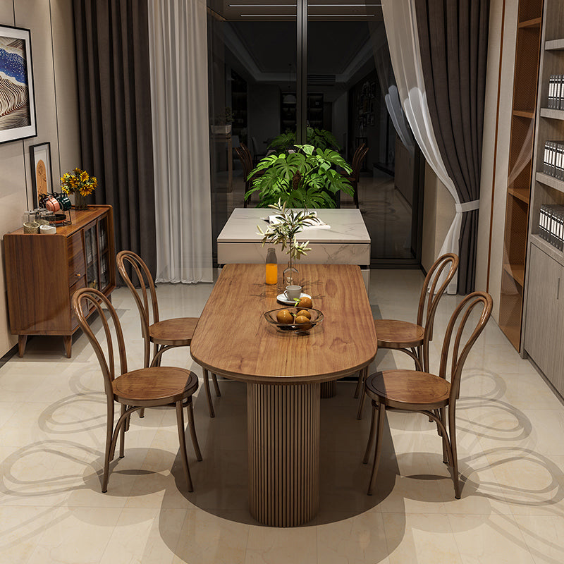 Solid Wood Furniture of 1/3/5 Standard Height Dining Furniture