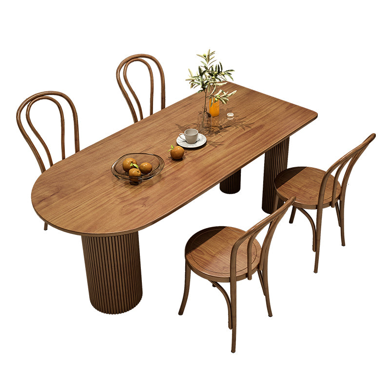 Solid Wood Furniture of 1/3/5 Standard Height Dining Furniture