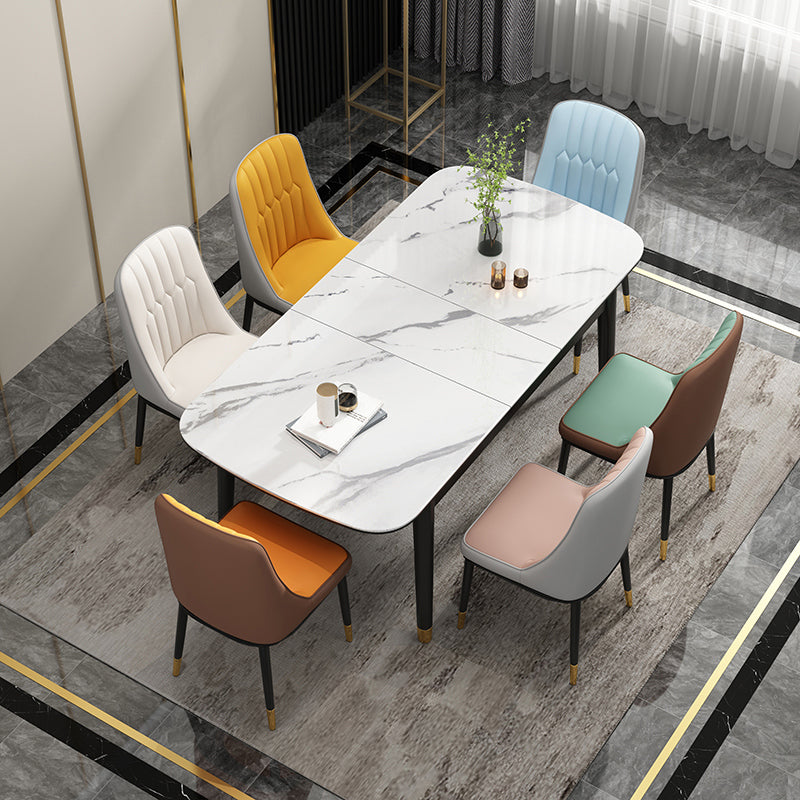 1/5/7 Pieces Dining Table Set Rectangle Dining Room Furniture Set