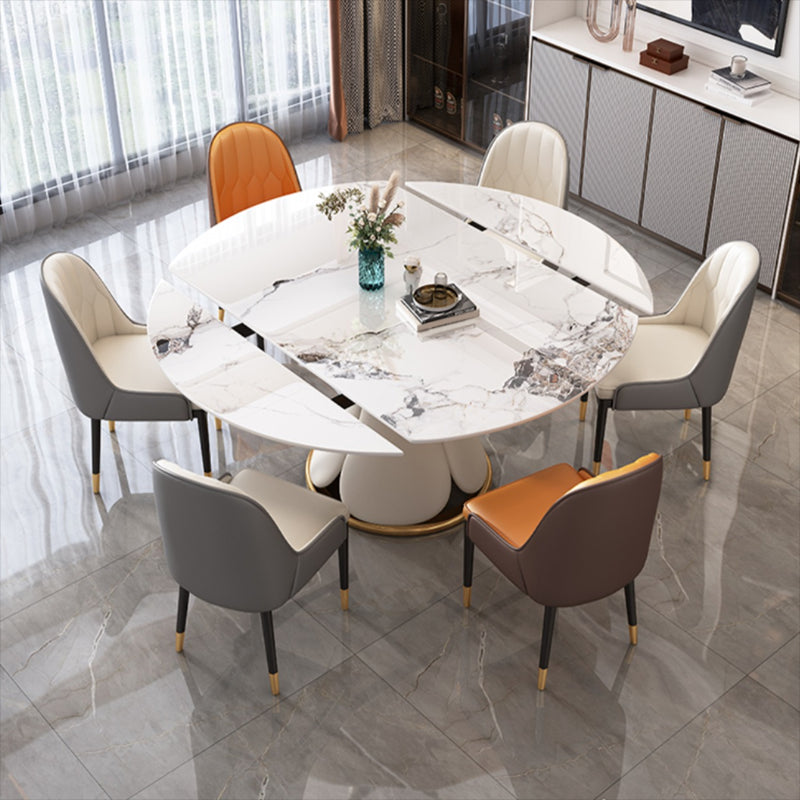 Contemporary Dining Room Table and Chair Set 1/7 Pieces Dining Table Set
