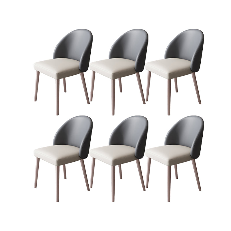 Modern Metal Chair Parsons Kitchen Dining Side Chair for Dinning Room