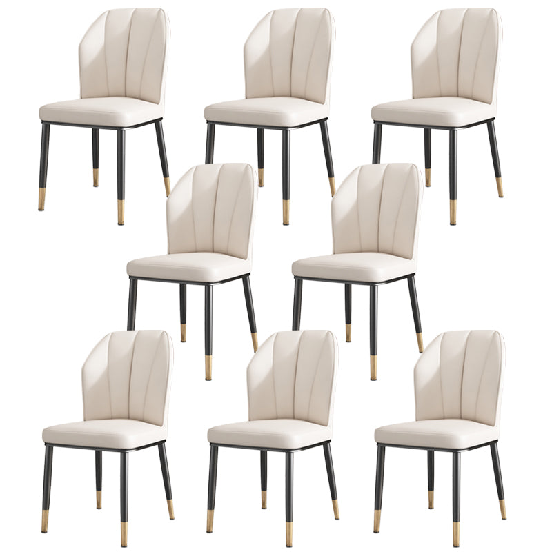 Luxury Style Metal Chair Parsons Kitchen Dining Side Chair for Dinning Room