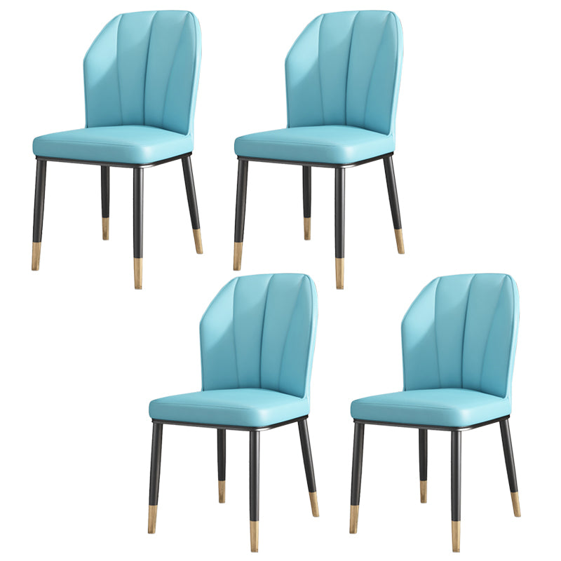 Luxury Style Metal Chair Parsons Kitchen Dining Side Chair for Dinning Room