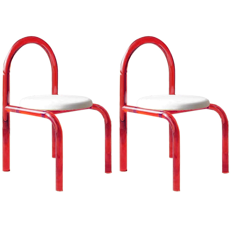 Modern Simple Side Chair Plastic Frame Side Dining Chair for Home Use