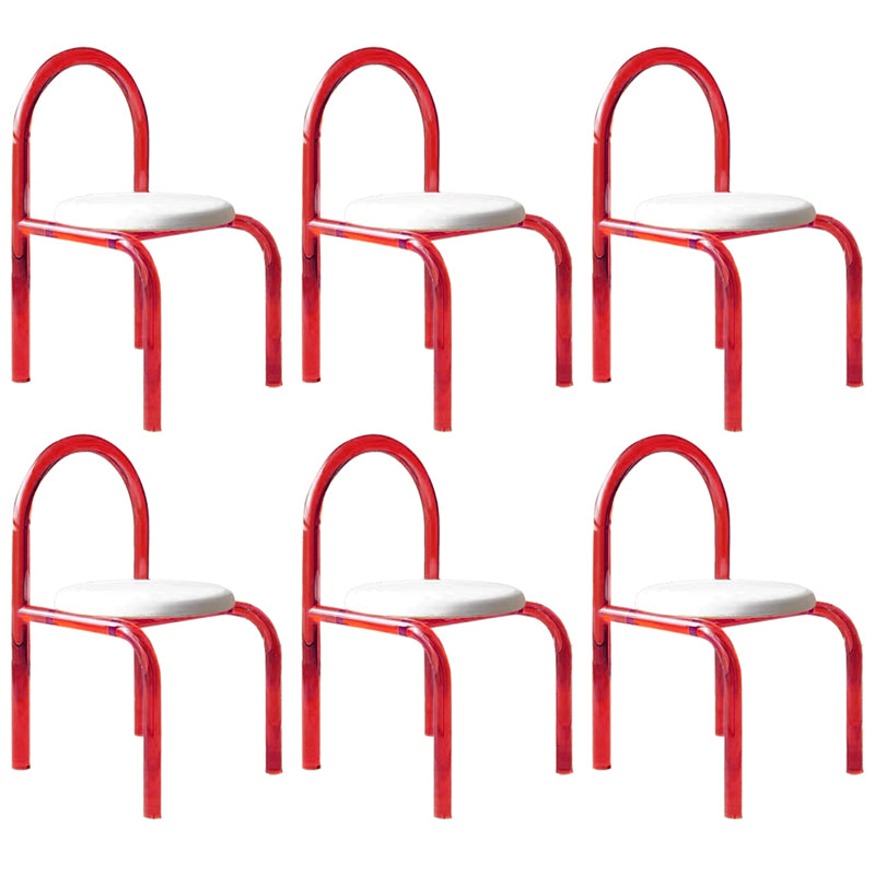 Modern Simple Side Chair Plastic Frame Side Dining Chair for Home Use