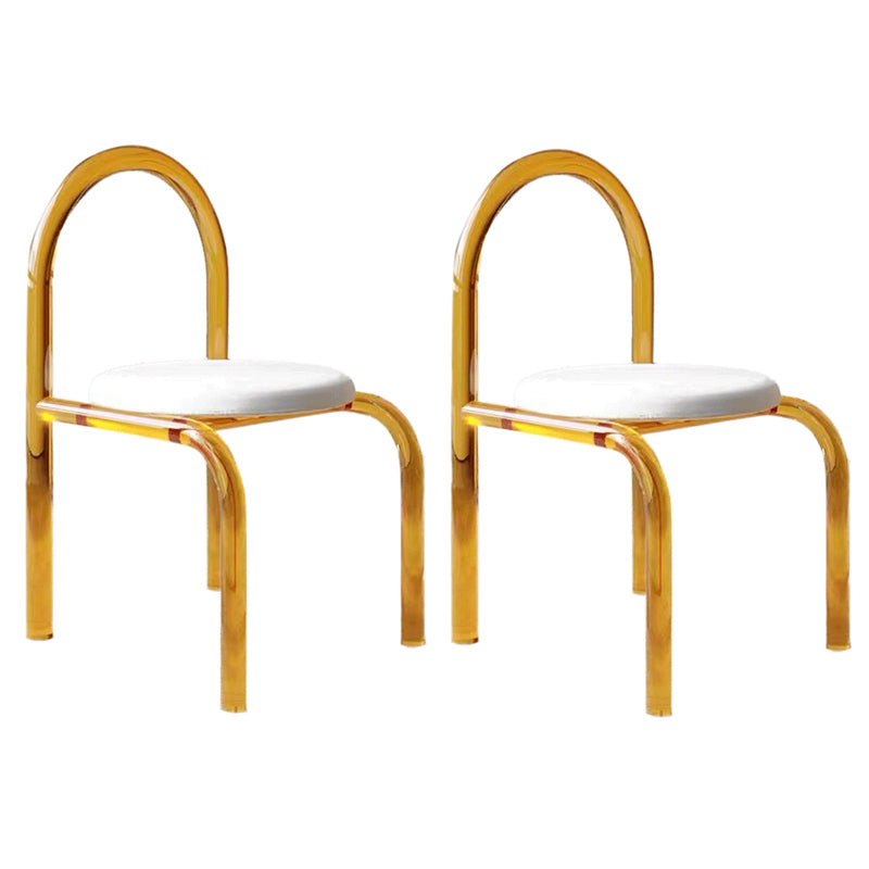 Modern Simple Side Chair Plastic Frame Side Dining Chair for Home Use