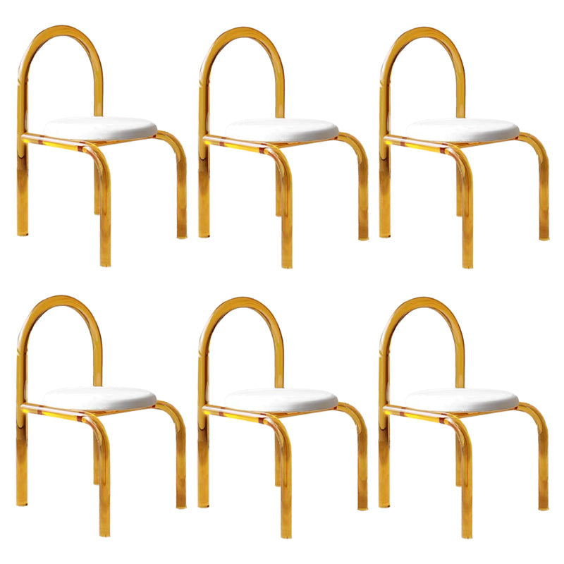 Modern Simple Side Chair Plastic Frame Side Dining Chair for Home Use
