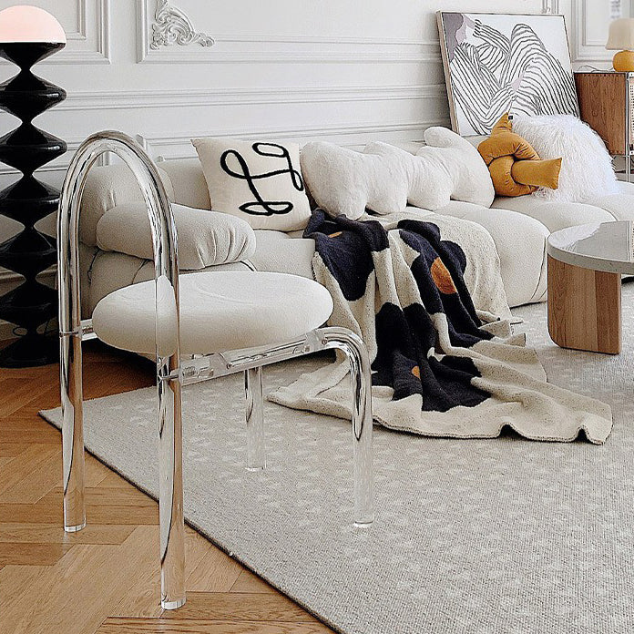 Modern Simple Side Chair Plastic Frame Side Dining Chair for Home Use