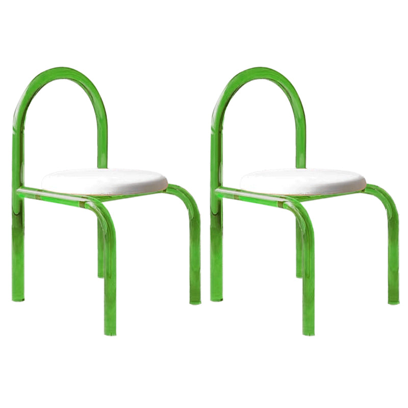 Modern Simple Side Chair Plastic Frame Side Dining Chair for Home Use