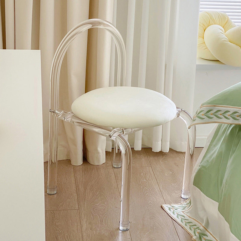Modern Simple Side Chair Plastic Frame Side Dining Chair for Home Use