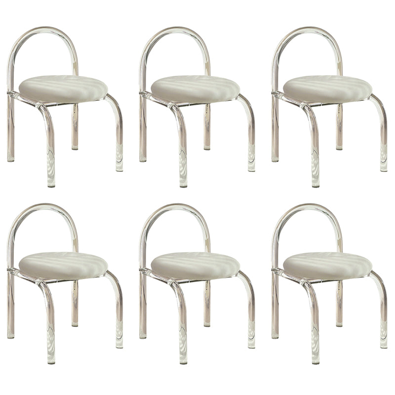 Modern Simple Side Chair Plastic Frame Side Dining Chair for Home Use