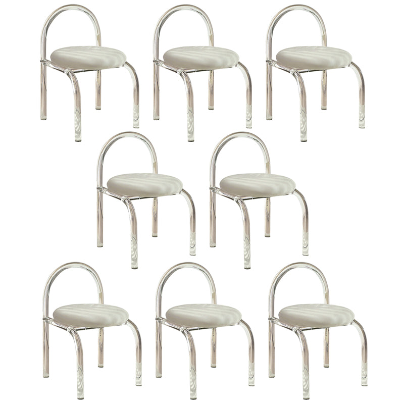 Modern Simple Side Chair Plastic Frame Side Dining Chair for Home Use