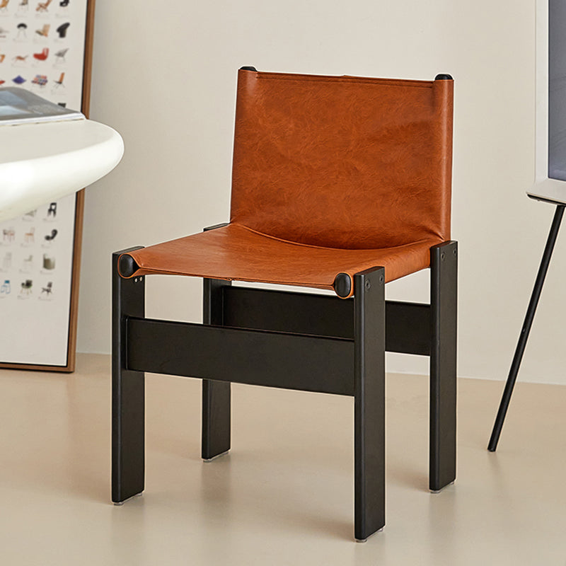 Modern Simple Side Chair Solid Wood Side Dining Chair for Bedroom